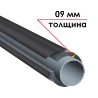 Трубка K-FLEX 09x076-1 ST IC CLAD BK