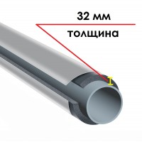 Трубка K-FLEX 32x108-1 ST IC CLAD SR